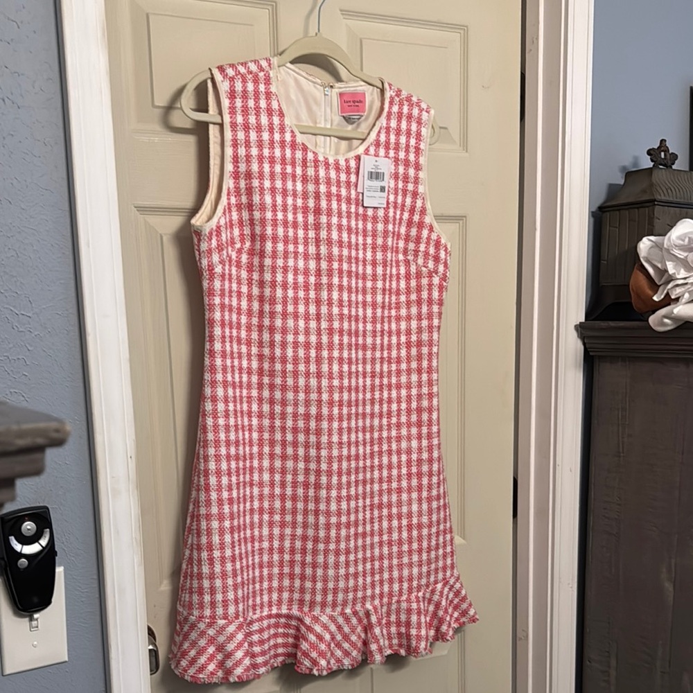 Pink and White dress